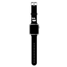 Karl Lagerfeld Silicone Karl's Head Apple Watch óraszíj 38/40/41mm (fekete)