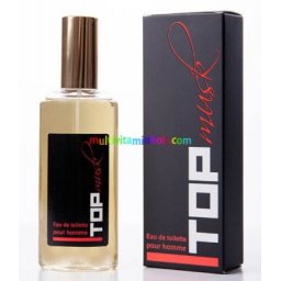 TOP MUSK for Man 75 ml, Férfi francia parfüm, Feromon nélkül