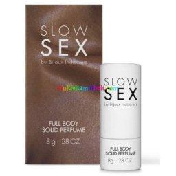 Full Body solid perfume 8 g, Slow Sex, Pároknak, kókuszdió illatú, teljes testen használható, nem feromonos - Bijoux Indiscrets