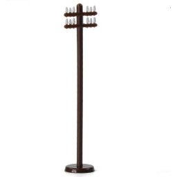 12 Db Fa Jellegű Telegraph Oszlop 4,5cm-es B-type (4126)