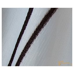 (4 szín 2 méret ) 51131 Hullám mintás fényáteresztő függöny R-180(906)-Fekete