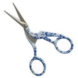 Deluxe minőségű hímző olló, blue-white, 11,5cm, 64135-4