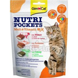 GimCat Nutri Pockets Maláta & Vitamin Mix 150 g