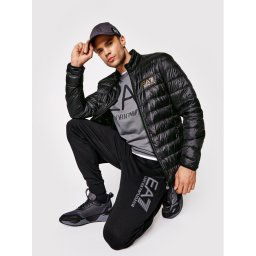EA7 Emporio Armani Átmeneti kabát 8NPB01 PN29Z 0208 Fekete Regular Fit