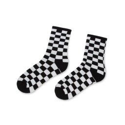 Vans Hosszú női zokni Checkerboard Crew VN0A3H3NHU0 r.38,5/42 Fekete