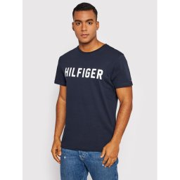Tommy Hilfiger Póló Ss Tee UM0UM02011 Sötétkék Regular Fit