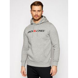 Jack&Jones Pulóver Corp Old Logo 12137054 Szürke Regular Fit