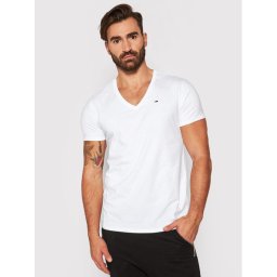 Tommy Jeans Póló DM0DM04410 Fehér Regular Fit