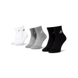 adidas 3 pár uniszex hosszú szárú zokni Ligth Crew 3Pp DZ9392 Fekete