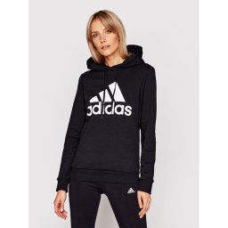adidas Pulóver W Bl Fl Hd GL0653 Fekete Regular Fit