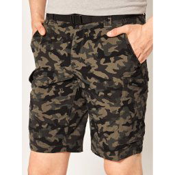 Columbia Sport rövidnadrág Silver Ridge II Printed Cargo 1587033 Fekete Regular Fit