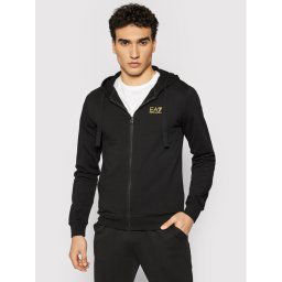 EA7 Emporio Armani Pulóver 8NPM03 PJ05Z 0208 Fekete Regular Fit