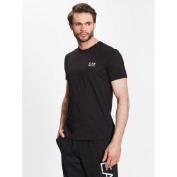 EA7 Emporio Armani Póló 8NPT51 PJM9Z 1200 Fekete Regular Fit