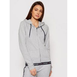 Tommy Hilfiger Pulóver UW0UW00582 Szürke Regular Fit