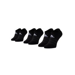 adidas 3 pár unisex bokazokni Cush Low 3PP DZ9385 Fekete