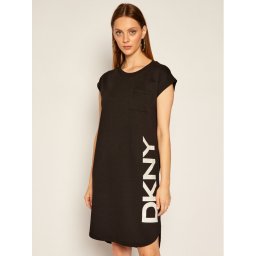 DKNY Hétköznapi ruha P0RD1B2J Fekete Regular Fit