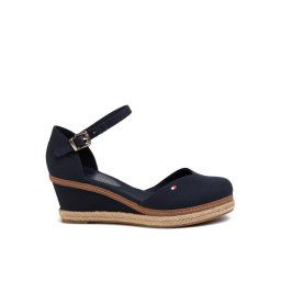 Tommy Hilfiger Espadrilles Basic Closed Toe Mid Wedge FW0FW04787 Sötétkék