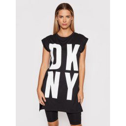 DKNY Póló P1RHRB2M Fekete Regular Fit