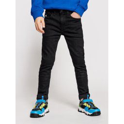 Calvin Klein Jeans Farmer IB0IB00766 Fekete Slim Fit