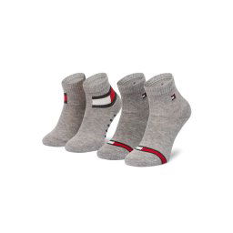 Tommy Hilfiger 2 pár hosszú szárú gyerek zokni 100002319 Szürke
