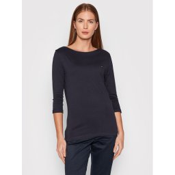 Tommy Hilfiger Blúz WW0WW31669 Sötétkék Slim Fit