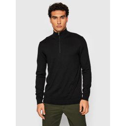 Selected Homme Sweater Berg 16074687 Fekete Regular Fit