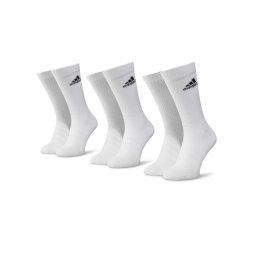 adidas 3 pár uniszex hosszú szárú zokni Cush Crw 3PP DZ9356 Fehér
