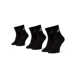 adidas 3 pár uniszex hosszú szárú zokni Light Crew 3pp DZ9394 Fekete