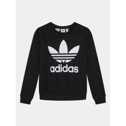 adidas Pulóver Trefoil ED7797 Fekete Regular Fit