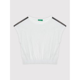 United Colors Of Benetton Póló 3I1XC102T Fehér Regular Fit