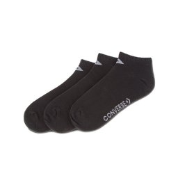 Converse 3 pár unisex bokazokni E747B-3010 Fekete