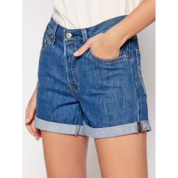 Levi's® Farmer rövidnadrág 501® Flat Finish 29961-0021 Sötétkék Regular Fit