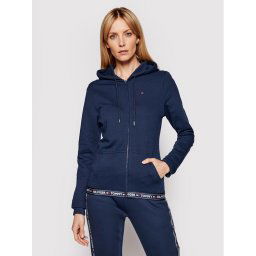 Tommy Hilfiger Pulóver Terry Lounge UW0UW00582 Sötétkék Regular Fit