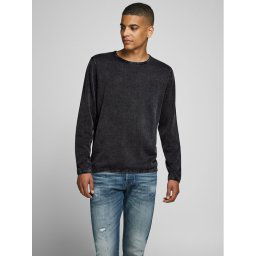 Jack&Jones Sweater Leo 12174001 Fekete Regular Fit