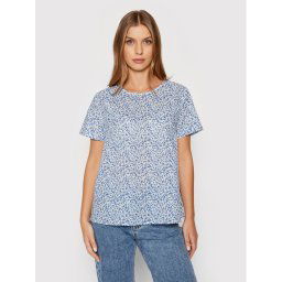United Colors Of Benetton Blúz 5OA95QBA4 Kék Regular Fit