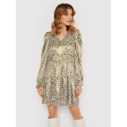 YAS Hétköznapi ruha Leona 26026694 Arany Slim Fit