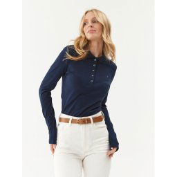 Tommy Hilfiger Pólóing Heritage WW0WW24972 Sötétkék Slim Fit