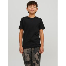 Jack&Jones Junior Póló Basic Tee Fekete Regular Fit