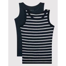 NAME IT 2 db-os felső szett Tank Top 2P 13193164 Sötétkék Regular Fit