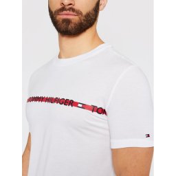 Tommy Hilfiger Póló Logo UM0UM01915 Fehér Regular Fit