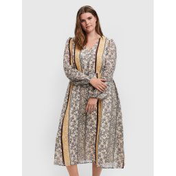 Vero Moda Curve Hétköznapi ruha Nora 10251640 Bézs Loose Fit