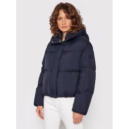Tommy Hilfiger Pehelykabát WW0WW29933 Sötétkék Loose Fit