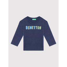 United Colors Of Benetton Blúz 3ATNC15F2 Sötétkék Regular Fit