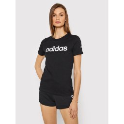adidas Póló Loungewear Essentials Logo GL0769 Fekete Slim Fit