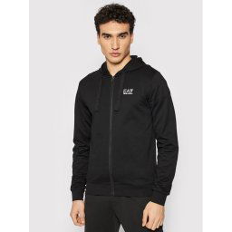 EA7 Emporio Armani Pulóver 8NPM03 PJ05Z 1200 Fekete Regular Fit