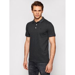 Jack&Jones Pólóing Paulos 12136668 Fekete Slim Fit