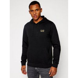 EA7 Emporio Armani Pulóver 8NPM04 PJ05Z 0208 Fekete Regular Fit