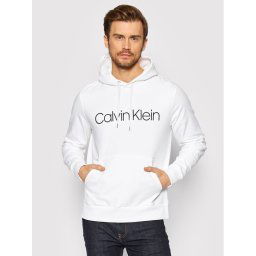 Calvin Klein Pulóver Logo K10K104060 Fehér Regular Fit