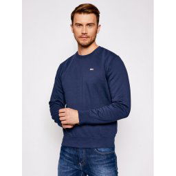 Tommy Jeans Pulóver DM0DM09591 Sötétkék Regular Fit