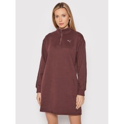 Puma Kötött ruha Cyber 848183 Bordó Regular Fit